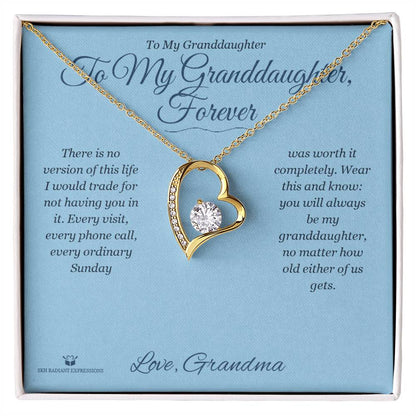 What does a Forever Love Necklace mean - gift for granddaughter