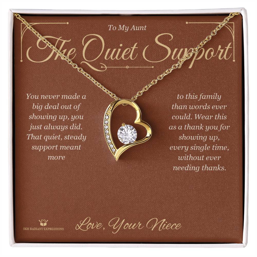 Meaningful gift for aunt - The Quiet Support