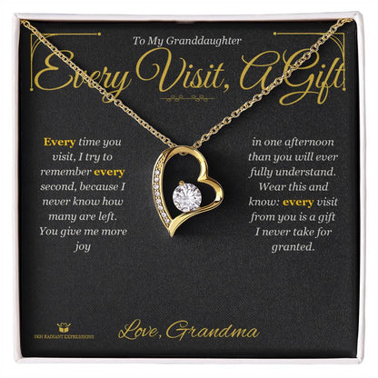 What does a Forever Love Necklace mean - gift for granddaughter