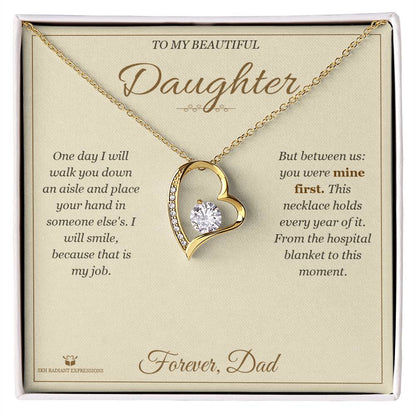 Personalized Forever Love Necklace for daughter