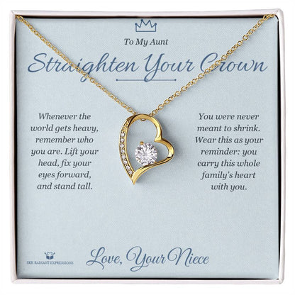 Meaningful gift for aunt - Straighten Your Crown