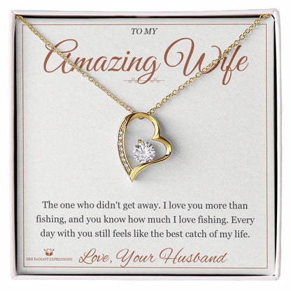 Meaningful gift for wife - I Love You More Than Fishing