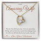 I Love You More Than Fishing - Forever Love Necklace for Wife