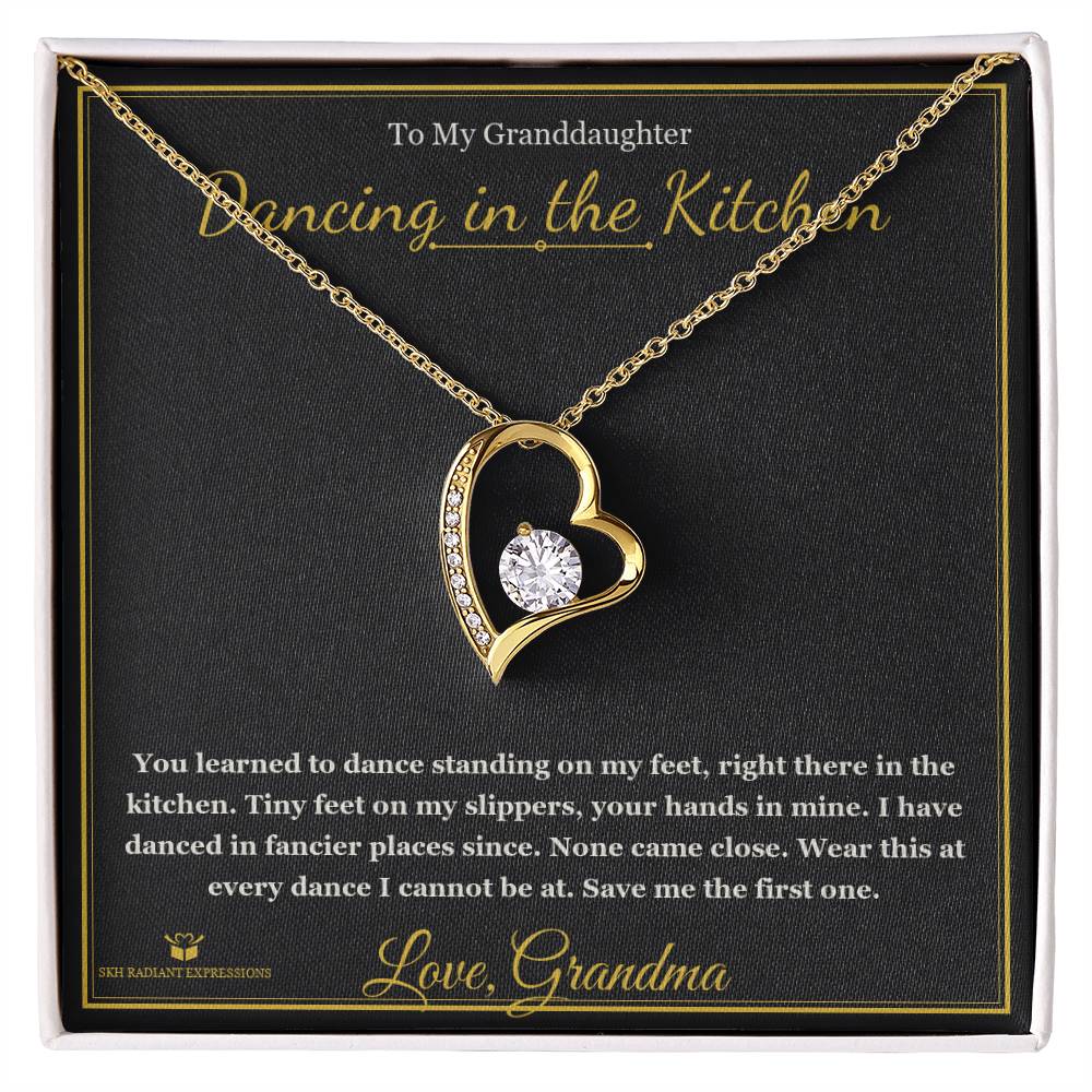 Dancing in the Kitchen - Forever Love Necklace for Granddaughter