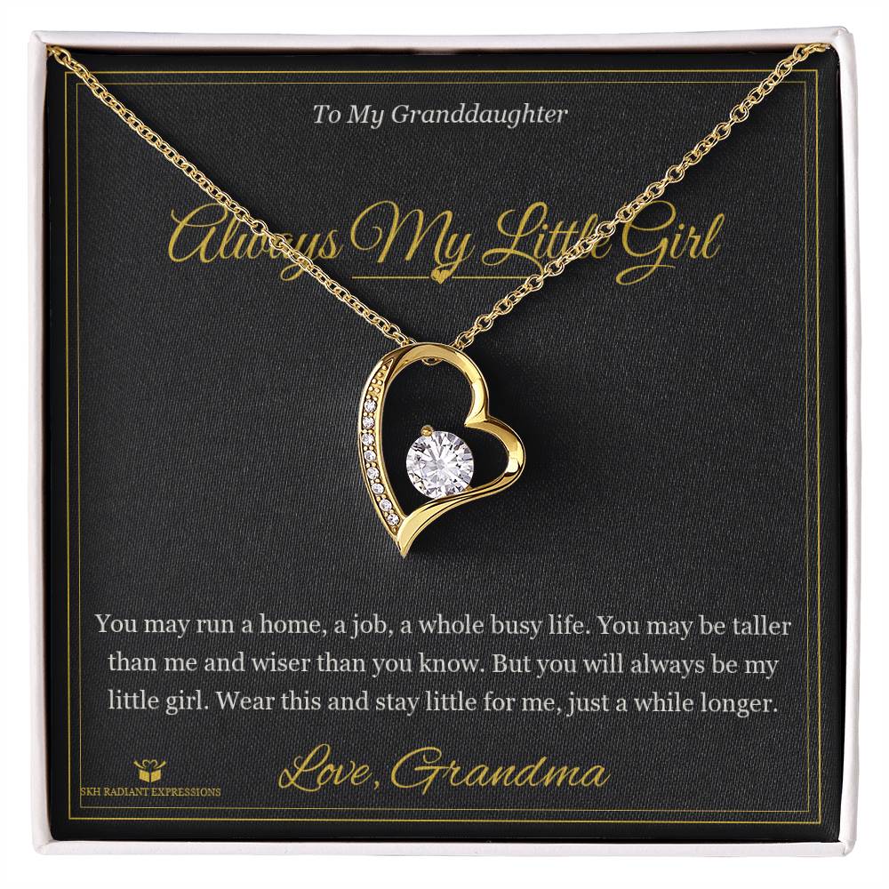 Always My Little Girl - Forever Love Necklace for Granddaughter