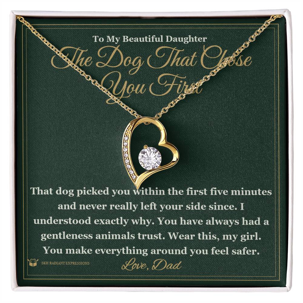 Meaningful gift for daughter - The Dog That Chose You First