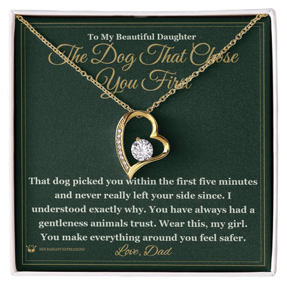 Meaningful gift for daughter - The Dog That Chose You First