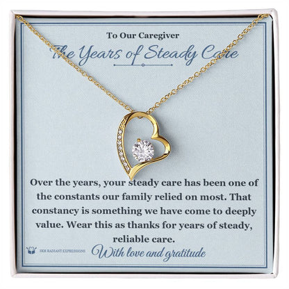 What does a Forever Love Necklace mean - gift for caregiver