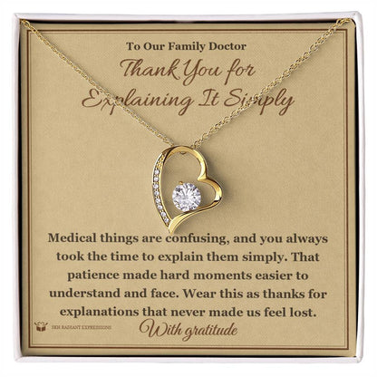 Sentimental doctor gift, not generic