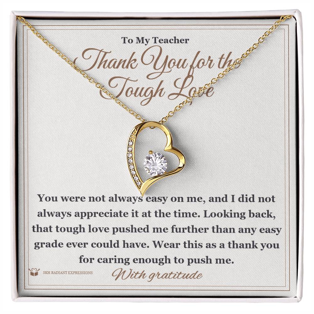 Sentimental teacher gift, not generic