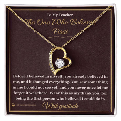 Sentimental teacher gift, not generic