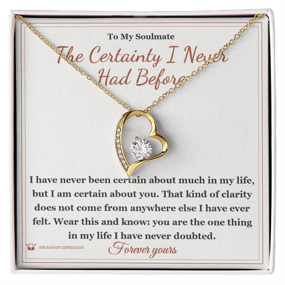 What does a Forever Love Necklace mean - gift for soulmate