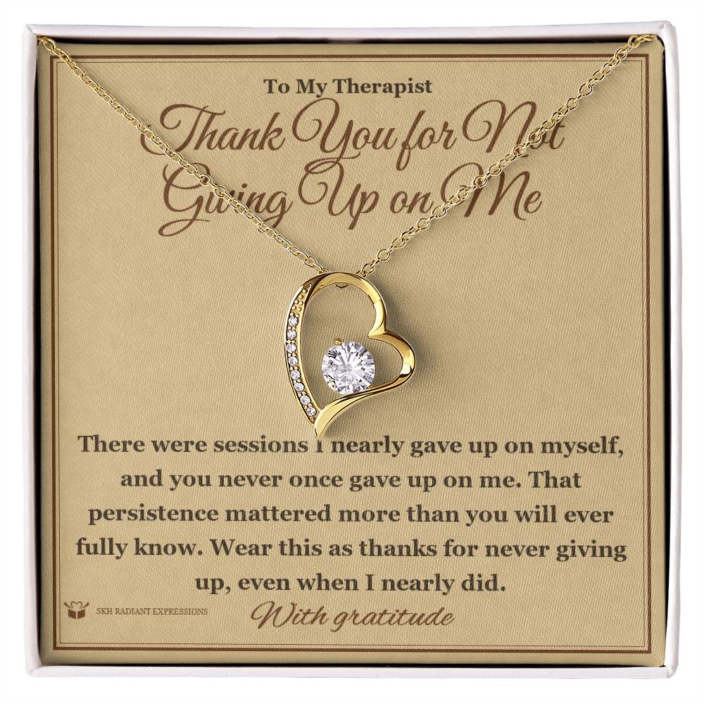 Sentimental therapist gift, not generic
