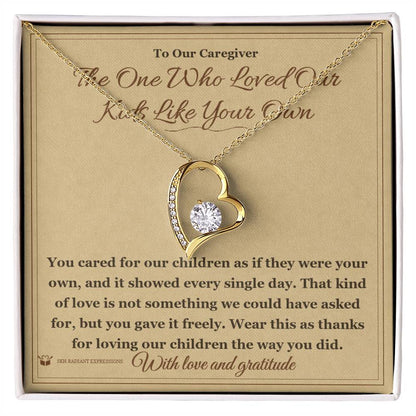 Sentimental caregiver gift, not generic