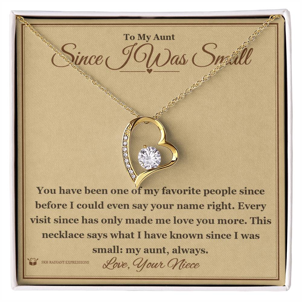 What does a Forever Love Necklace mean - gift for aunt
