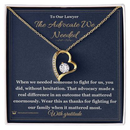 Sentimental lawyer gift, not generic