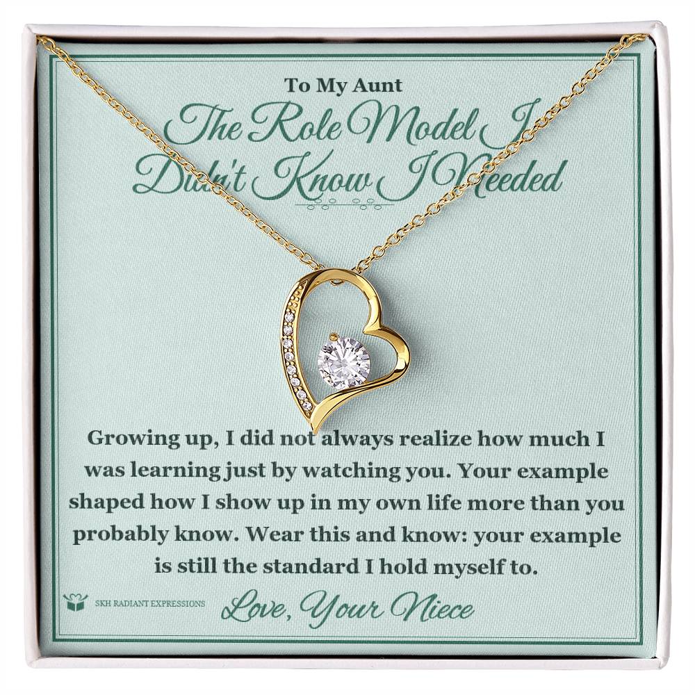 What does a Forever Love Necklace mean - gift for aunt