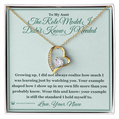 What does a Forever Love Necklace mean - gift for aunt