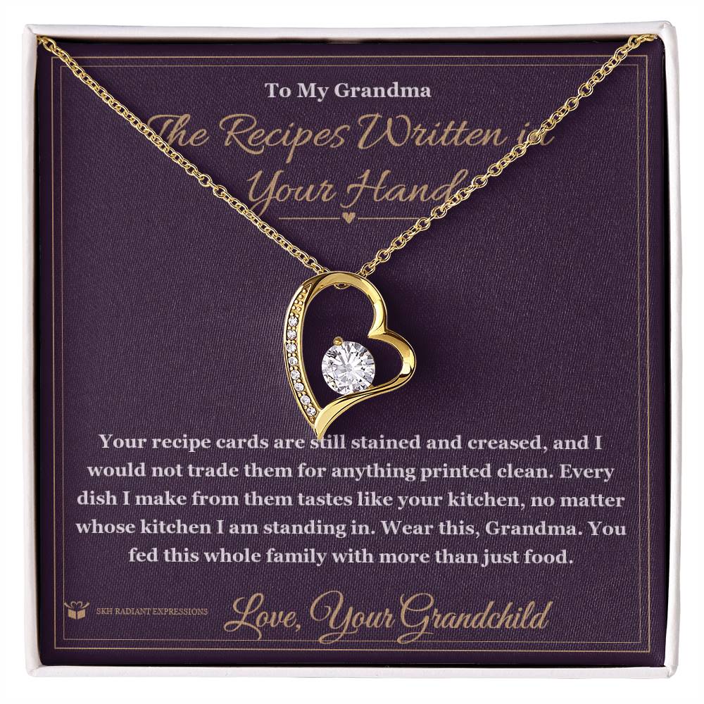 Sentimental grandmother gift, not generic