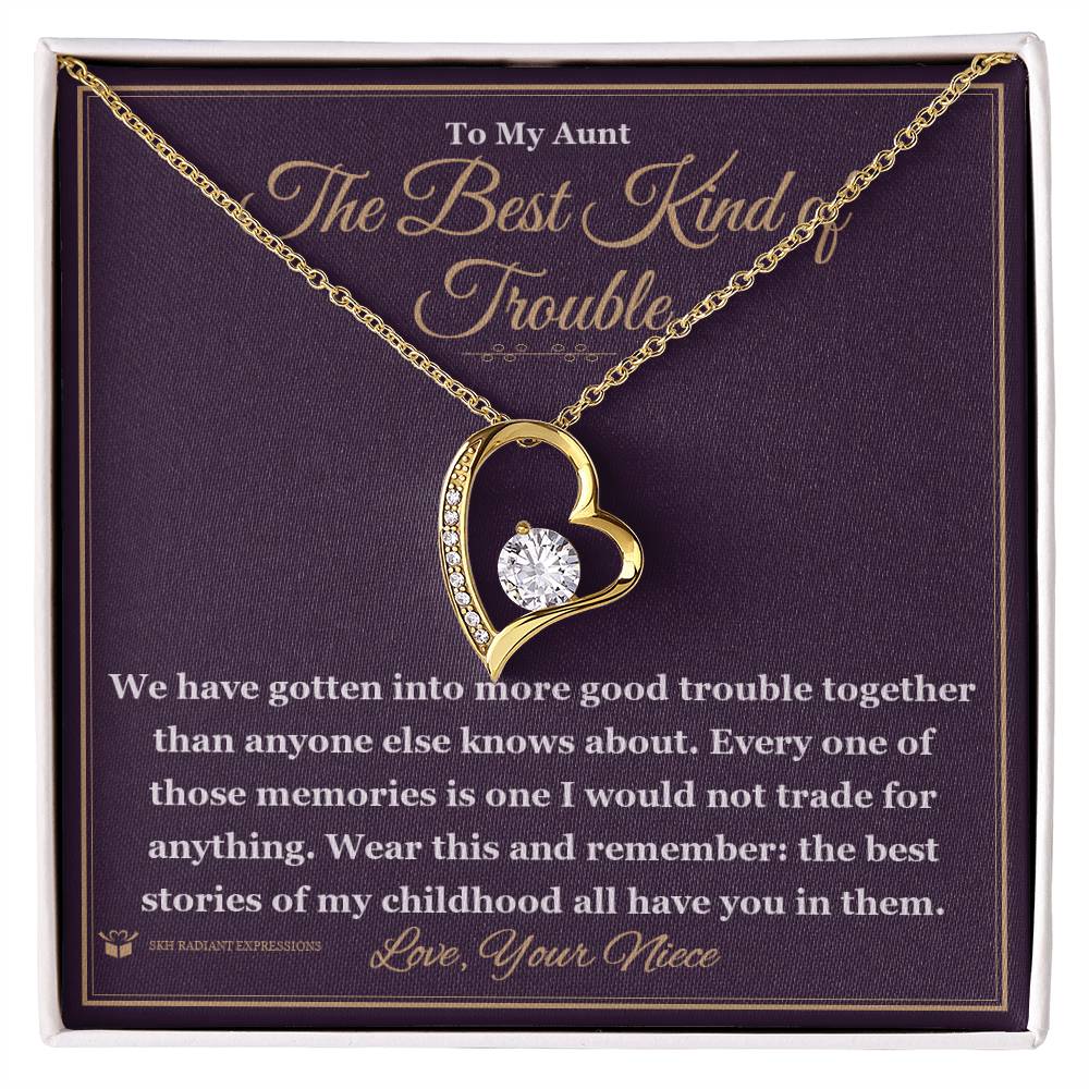 What does a Forever Love Necklace mean - gift for aunt