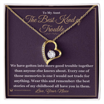 What does a Forever Love Necklace mean - gift for aunt