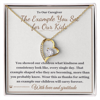 What does a Forever Love Necklace mean - gift for caregiver
