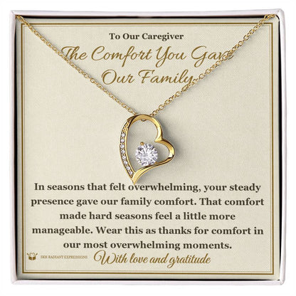 What does a Forever Love Necklace mean - gift for caregiver