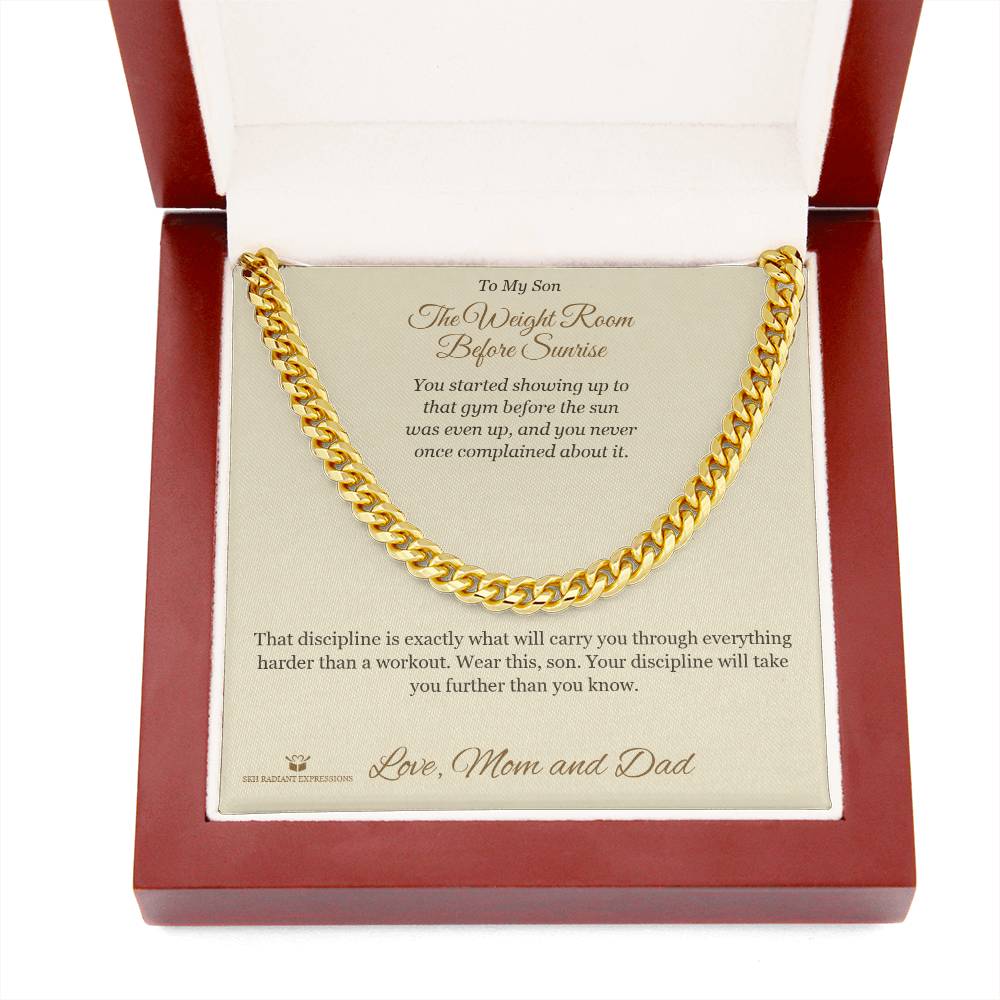 Add a name to this Cuban Link Chain - gift for brother