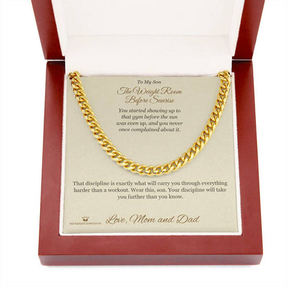 Add a name to this Cuban Link Chain - gift for brother