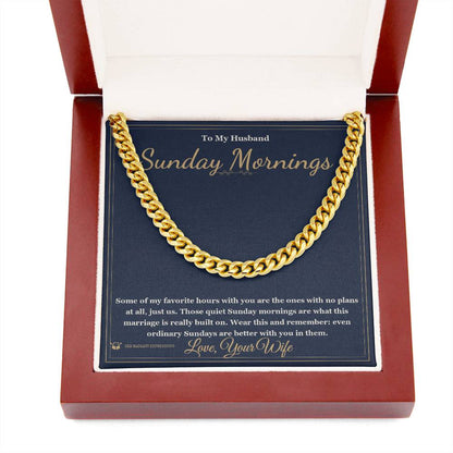 Sentimental husband gift, not generic