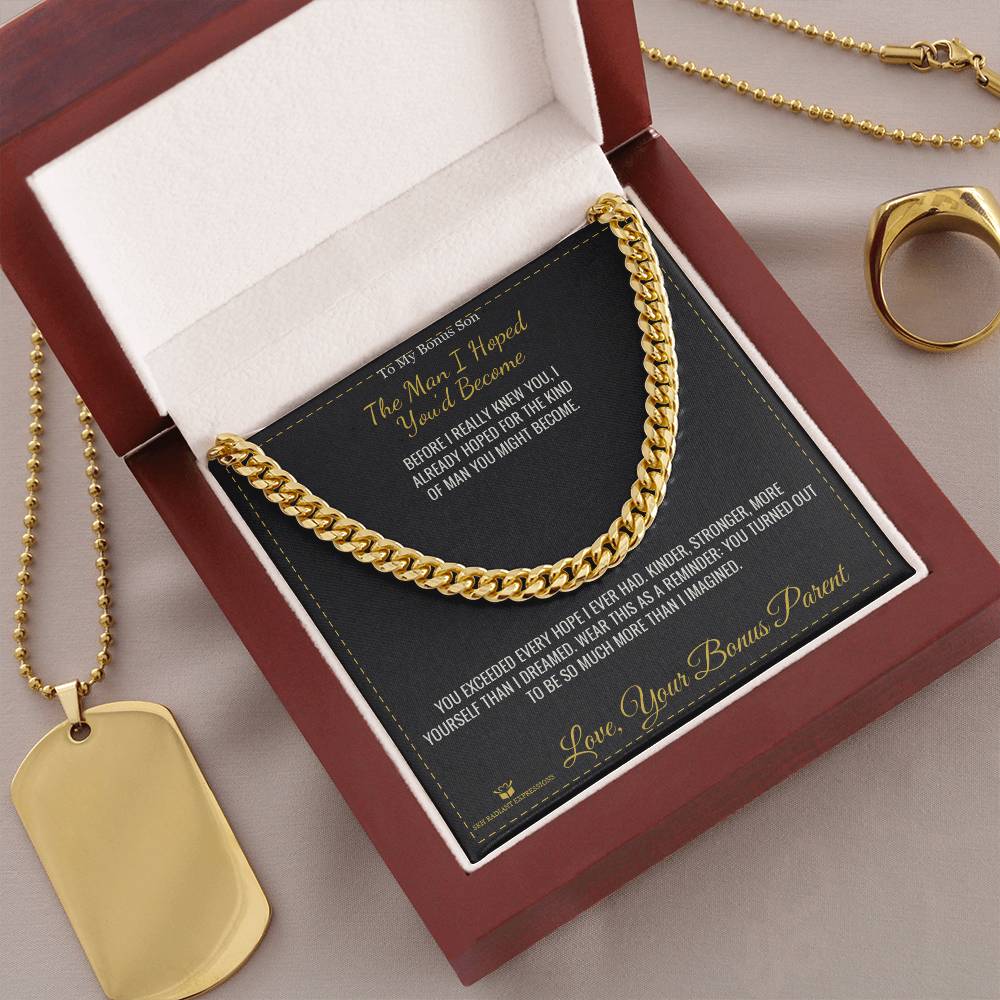 Best cuban link chain for stepson 2026