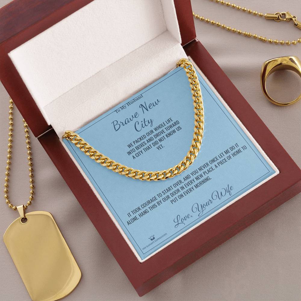 Brave New City - Cuban Link Chain for Husband