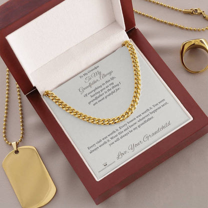 Best cuban link chain for grandfather 2026
