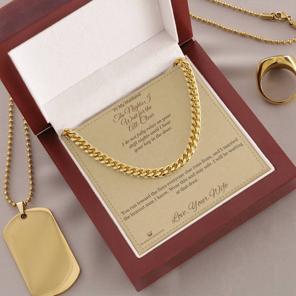 Add a name to this Cuban Link Chain - gift for brother