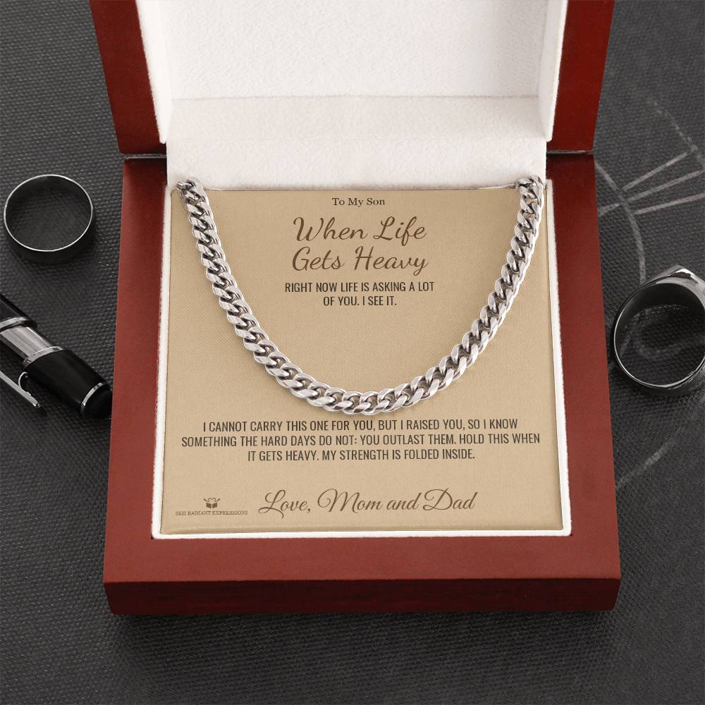 Sentimental son gift, not generic