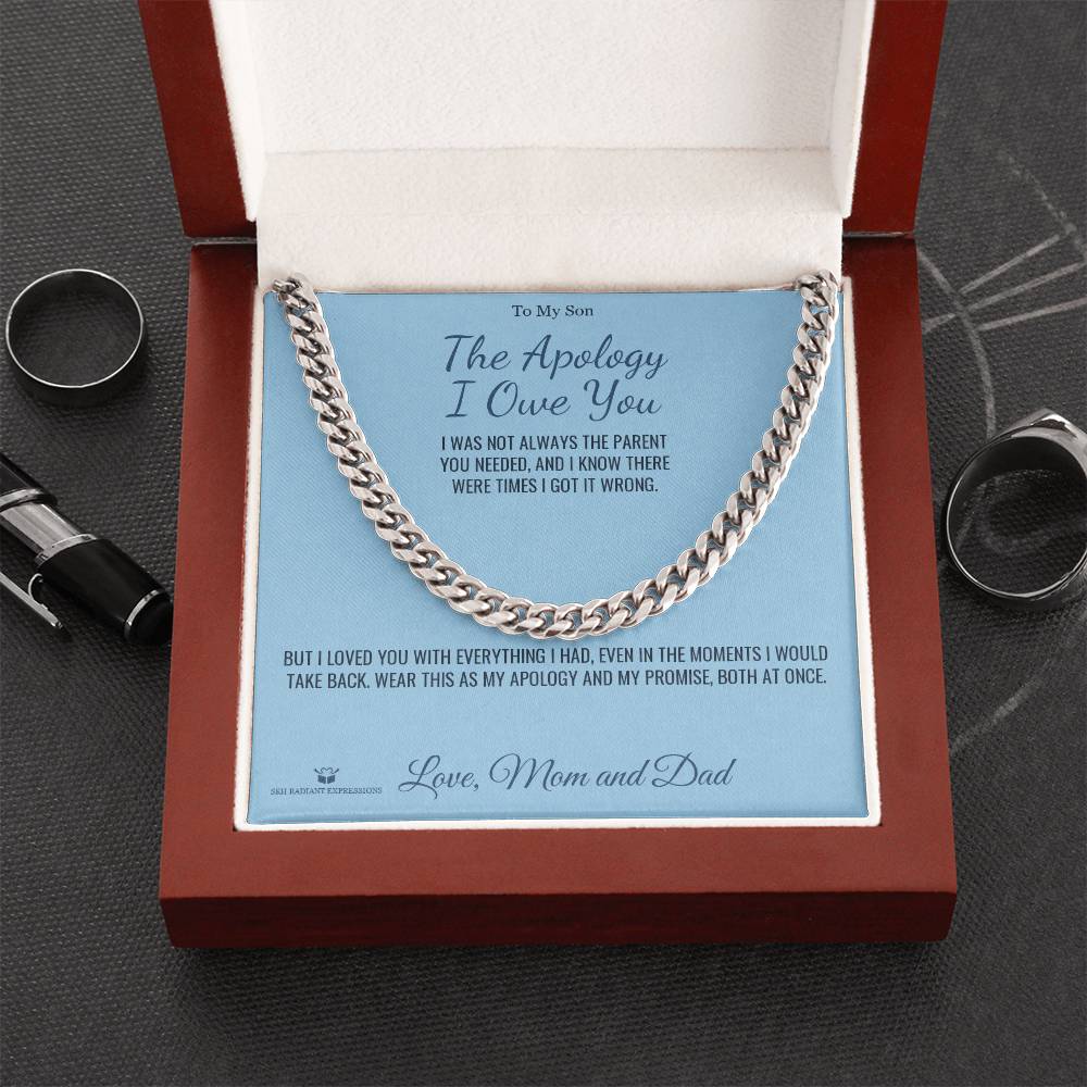 Sentimental son gift, not generic