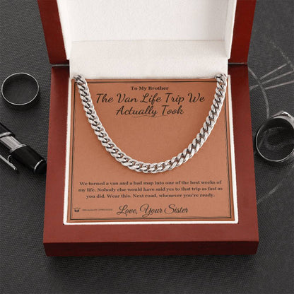 Personalized Cuban Link Chain for brother