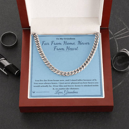 Personalized Cuban Link Chain for grandson