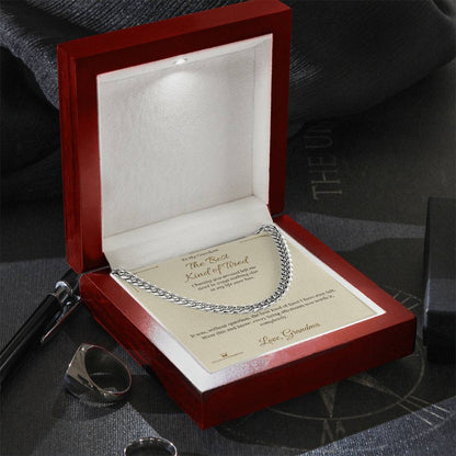 Sentimental grandson gift, not generic