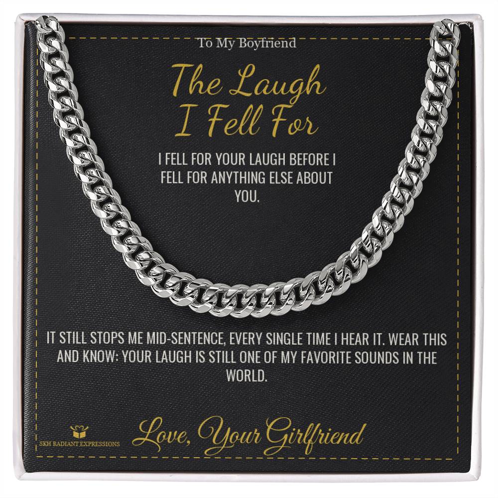 Personalized Cuban Link Chain for boyfriend