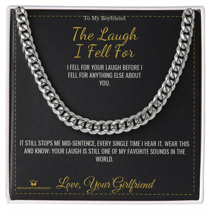 Personalized Cuban Link Chain for boyfriend