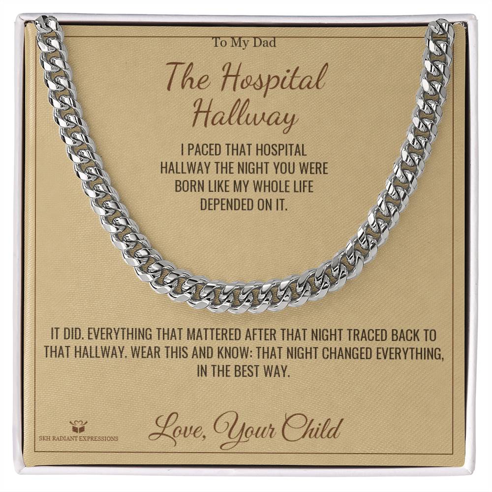 Personalized Cuban Link Chain for dad