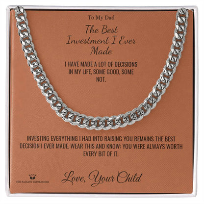 Sentimental dad gift, not generic