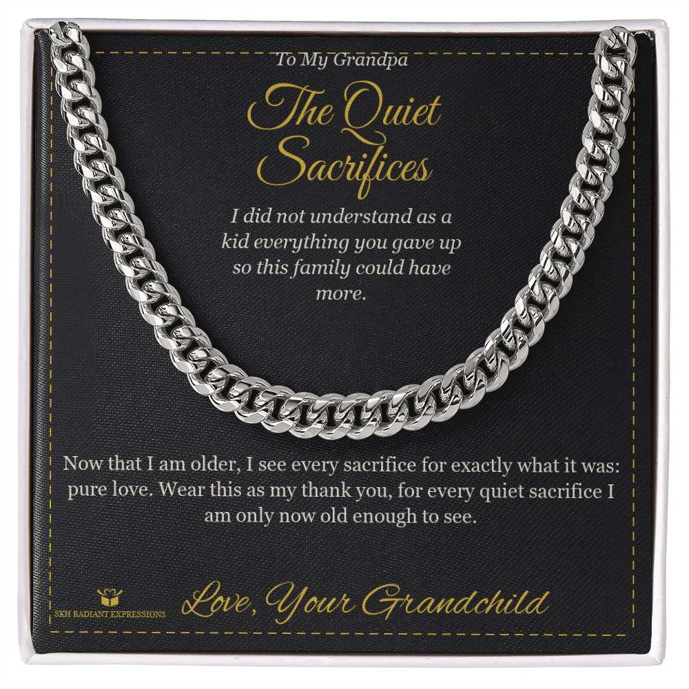 Sentimental grandfather gift, not generic