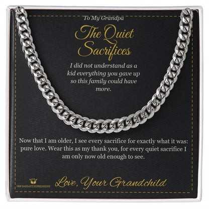 Sentimental grandfather gift, not generic