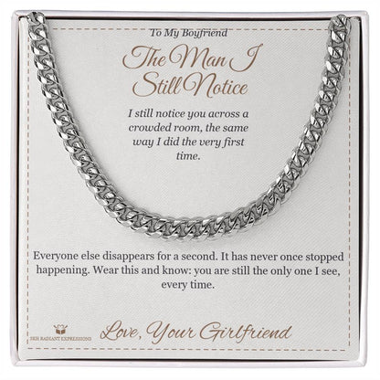 Personalized Cuban Link Chain for brother