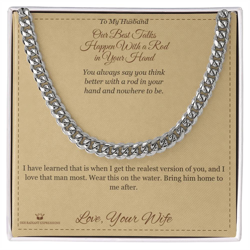 Personalized Cuban Link Chain for brother