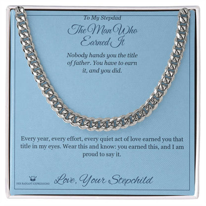 Personalized Cuban Link Chain for brother
