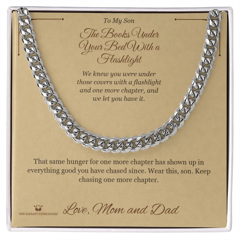 Personalized Cuban Link Chain for brother