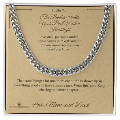 Personalized Cuban Link Chain for brother
